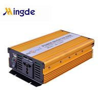 Modified Sine Wave Inverter 1000W, double AC outlets, DC 12V to 110V AC Off Grid for Emergency use