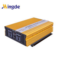 Power Inverter 1500 Watts Modified Sine Wave, with dual AC outlets, DC 12V to 220V AC Off Grid for Home Power System
